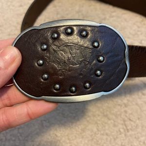 Buffalo embossed belt
